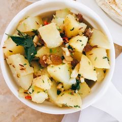 A picture of Sukhi Bhaji/Dry Potato Vegetable#authormarathon.