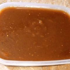 A picture of Imli or Sounth ki khatti meethi chutney.