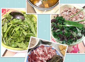 Hình của món Lẩu riêu cua bắp bò sườn sụn.