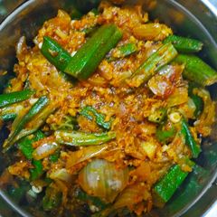 A picture of Masala Bhindi.