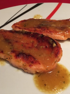 Una foto de Pechuga de pavo en salsa de mostaza