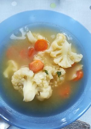 Karfiolleves recept fotója