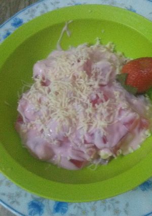 Foto resep Salad Strawberry Flavour Jelly Dessert