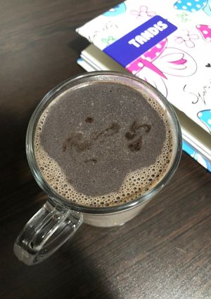 عکسی از دستور شیر کاکائو داغ