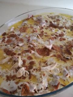 صورة لوصفة فتة دجاج