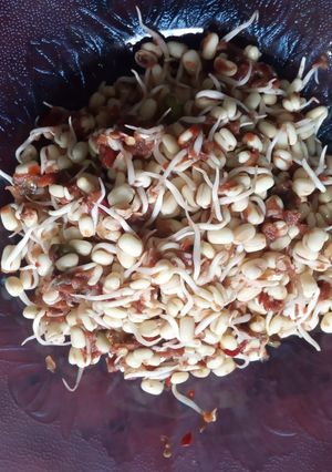 Foto resep Pecak / sambal kecambah ijo