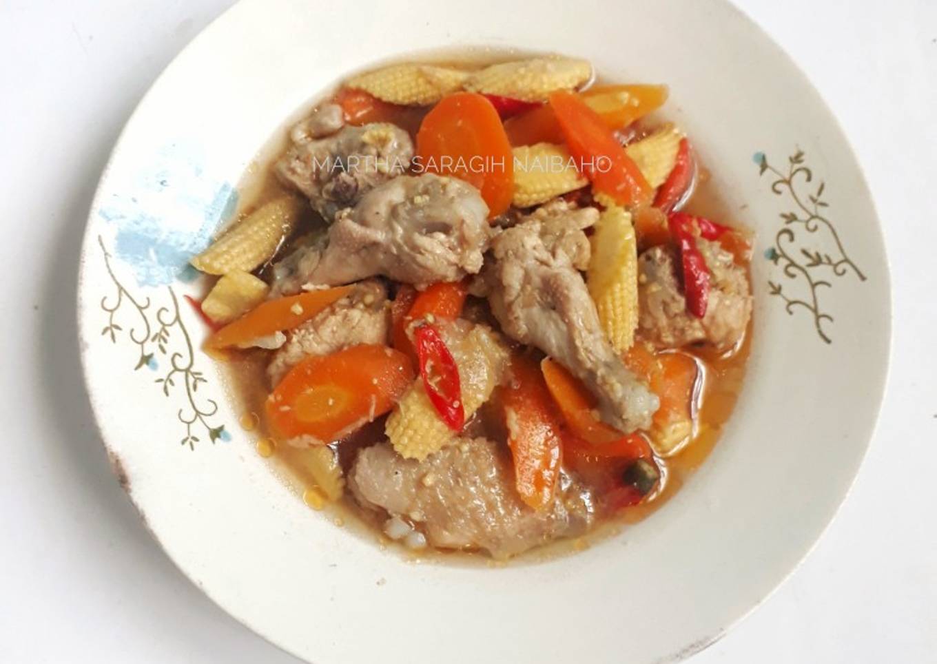 Tumis Ayam Putren Wortel