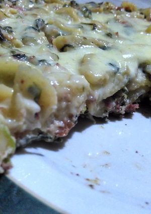 Foto resep Spinach Cheessy Macaroni Schotel