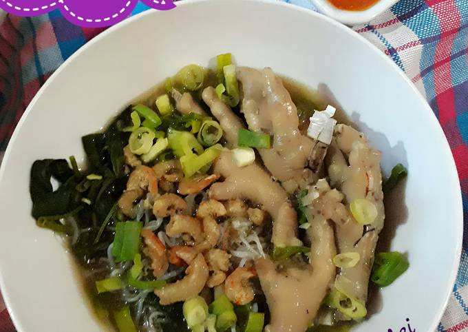 Resep Lomie Ceker Ayam Minimalis Keto Anti Gagal