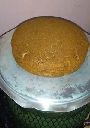 A picture of Banana cake (using the mawe tatu technology).