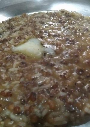 A picture of Moth dal khichri.