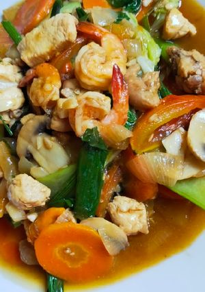 Foto resep Udang saos tiram