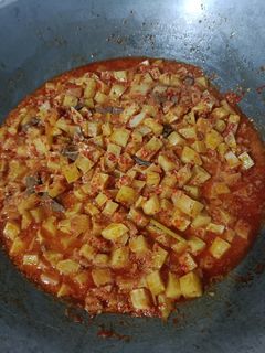 Foto resep Sambal goreng kentang santan