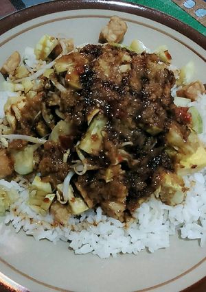 Foto resep Nasi lengko💙
