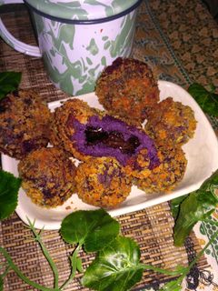 Foto resep Bola ubi coklat lumer