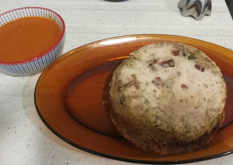 Pastel de pollo y carne