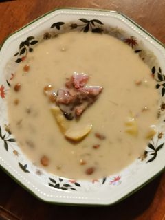 Birsalmás bableves, füstölt csülökkel recept fotója