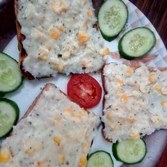 A picture of Cheesy Corn Toast.