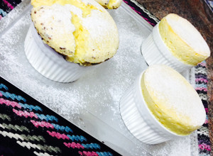 A picture of Passion fruit & Banana Souffle.