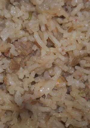 A picture of Qeema rice.
