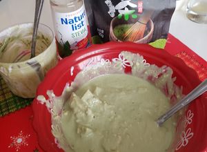 Una foto de Kéfir con te de Matcha