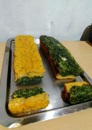 Una foto de Terrina de espinacas y calabaza