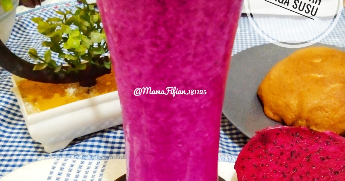 Juice Buah Naga Susu