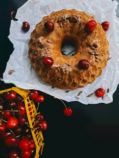 عکسی از دستور کیک گیلاس