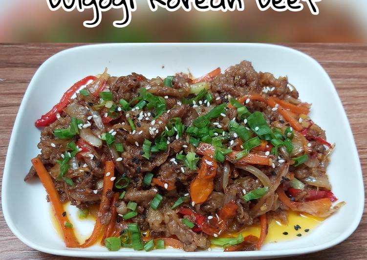 Langkah Mudah untuk Menyiapkan Bulgogi Korean Beef Yumiiii 🇰🇷 ala DraKor 🙅‍♀️Simple, Enak