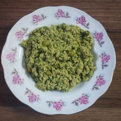 A picture of Keema matar.