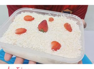 Foto resep Setup Roti Tawar Strawberry