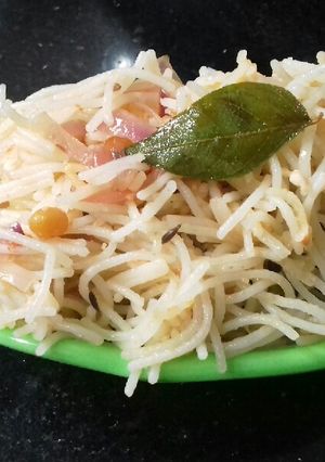 A picture of Shavige upma.