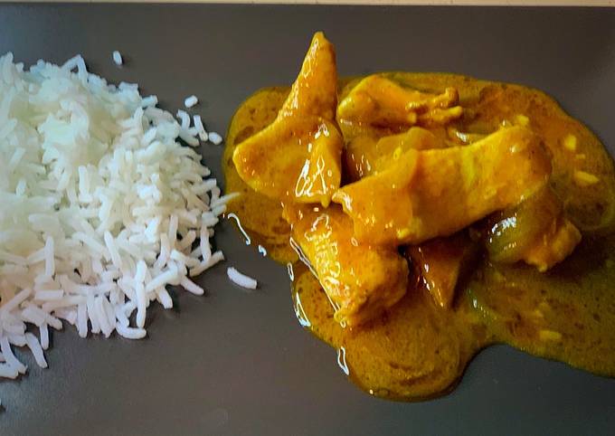 Pollo al curry y jengibre Receta de CocinarParaCuatro- Cookpad