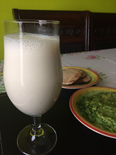 Una foto de Leche con plátano 🍌