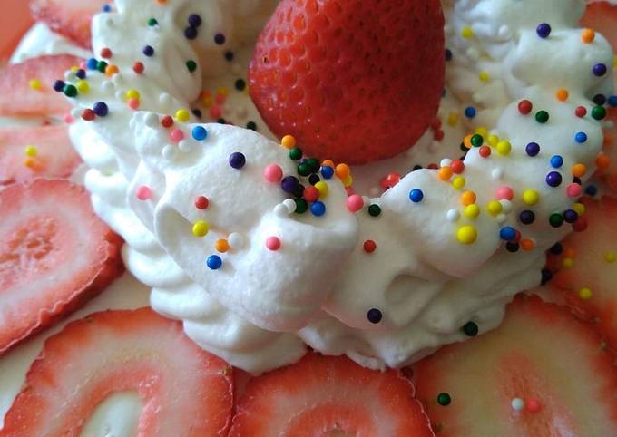 Recipe of Homemade Strawberry cake(Eggless)