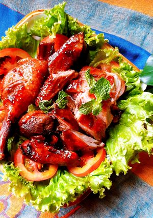 Hình của món Vịt nướng ngon tuyệt bằng nồi chiên không dầu.