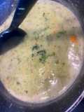 Creamy broccoli and cheddar soup