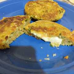 Una foto de Hamburguesas de verduras rellenas