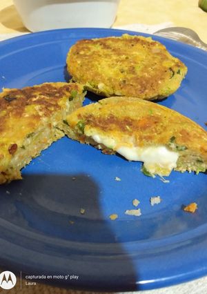Una foto de Hamburguesas de verduras rellenas