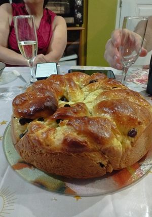 Una foto de Pan dulce súper dos sabores!