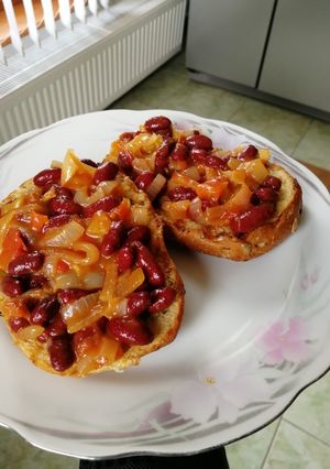 Hagymás bab 🌰 recept fotója