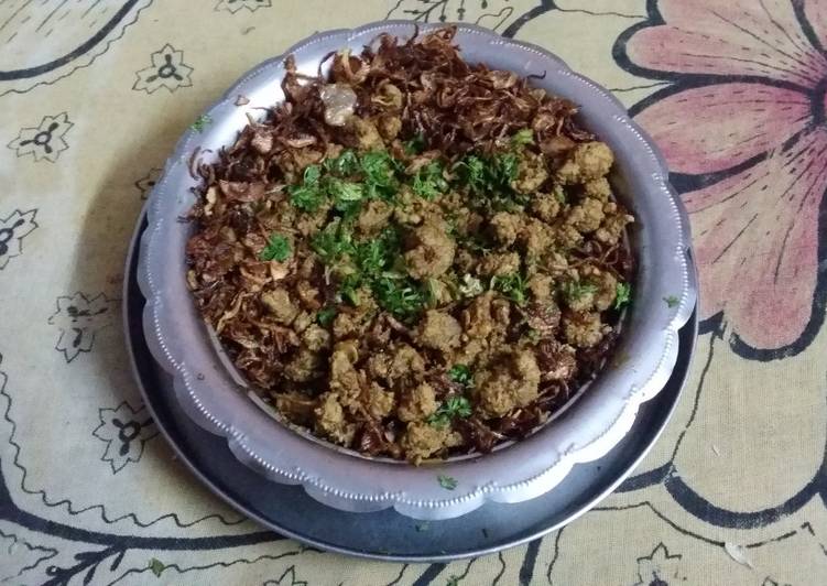 Steps to Prepare Favorite Hyderabadi Kuchla huwa Beef/Hyderabadi Ground Beef Fry