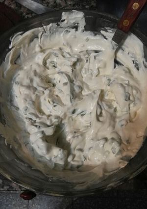 Una foto de Dips de queso con cebollita de verdeo (ciboulette)
