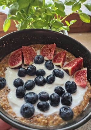 Tökös gabanyica ízű zabkása recept fotója