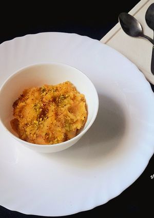 A picture of Sweet Potato Halwa.