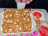 बेसन मावा खुरचन बर्फी