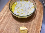 Una foto de arroz de grano