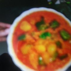 A picture of Shimla mirch or dahi ke sabji.