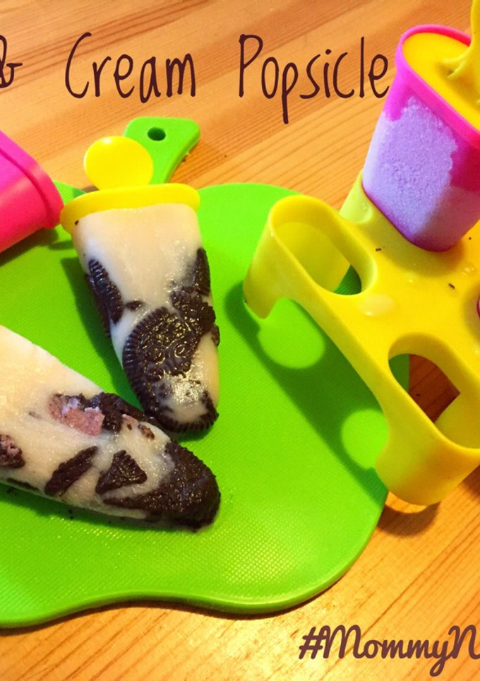 Foto resep Cookies & Cream Popsicle ala mommy Nickie