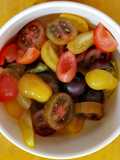 Ensalada de Tomates Cherry en arcoíris 🍅